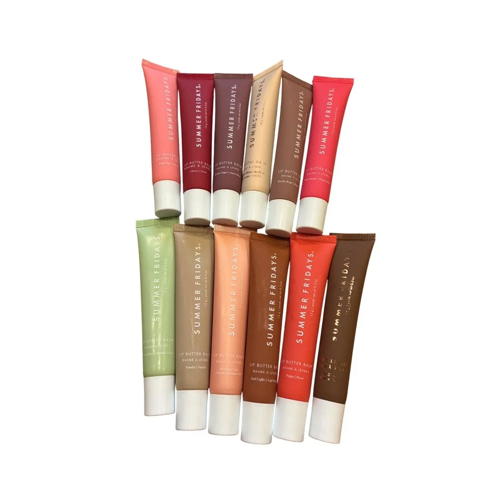 Summer Fridays Lip Butter Balm‎ Set Multi Shade Limited Edition Full Size NIB
